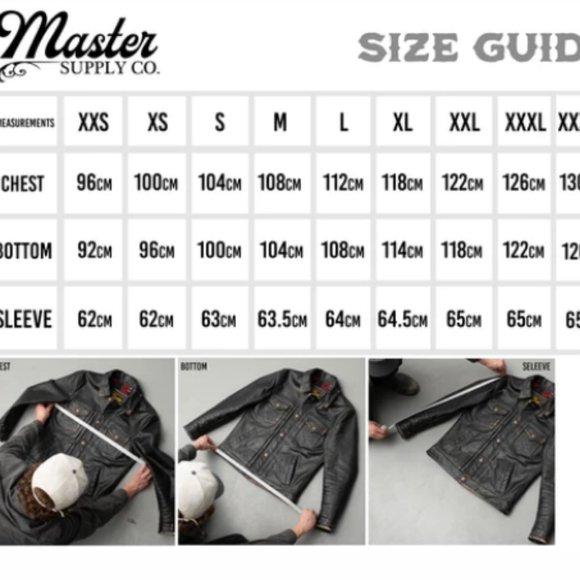 MASTER SUPPY CO. BLACK LEATHER MOTORCYCLE JACKET - BELVEDERE XS - Picture 14 of 16